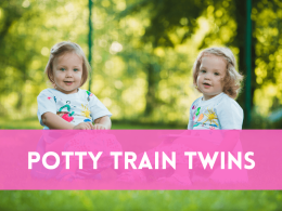 potty train twins
