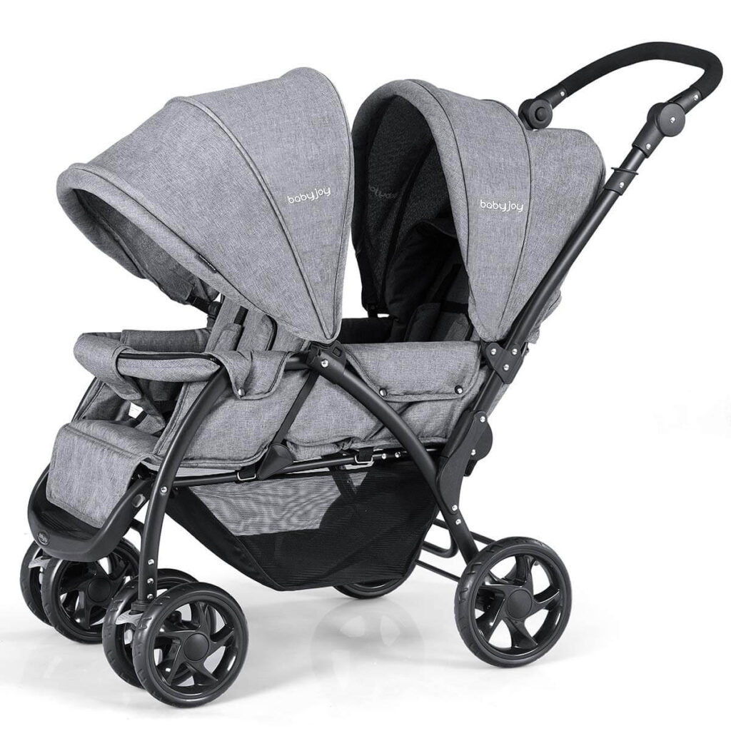 BABY JOY Double Baby Stroller