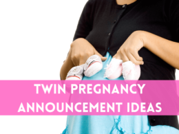 twin pregnancy announcement ideas