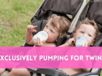 Exclusively Pumping for Twins