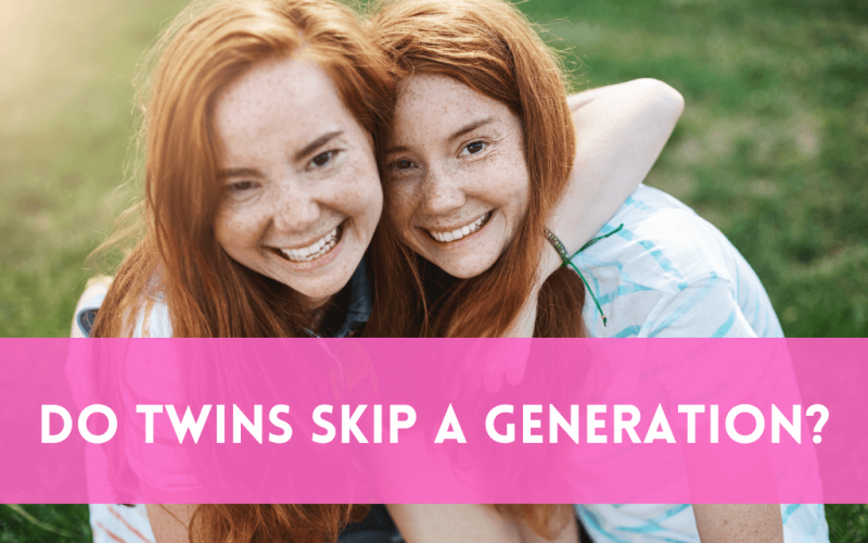 do twins skip a generation