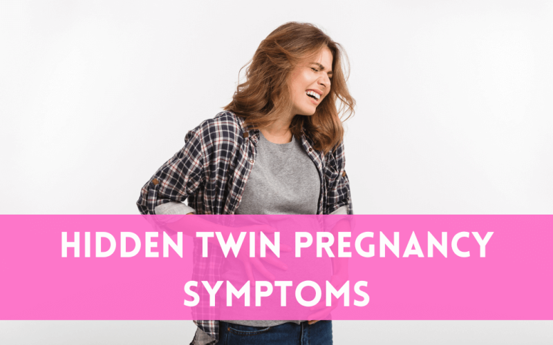 hidden twin pregnancy symptoms